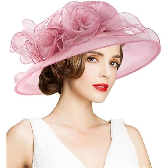 Women\'s Kentucky Hat Wide Brim Pink main image 5